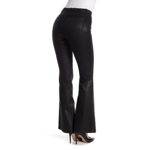 Sanctuary blackHigh Rise Demi Boot Coated Jeans Sz.26 NWT - Picture 3 of 7